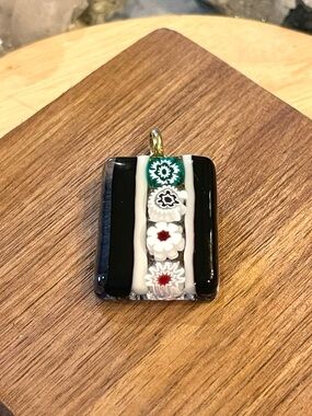 🌑Murano Millefiori Glass Pendant Made in Italy🌑
